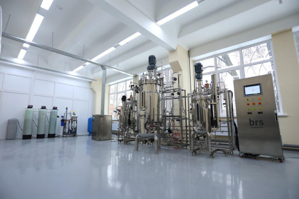 Pilotlinie von Fermentern