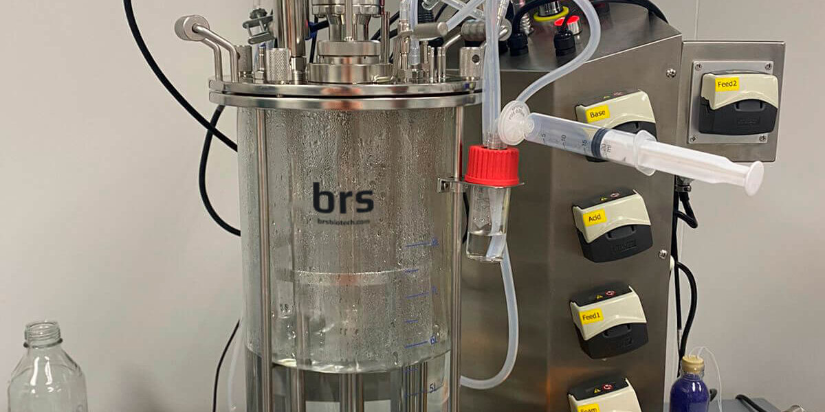 Laboratory bioreactor 10L with an optical density sensor