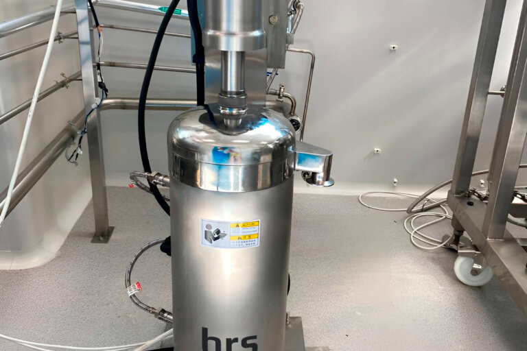 High-speed tubular centrifuge for pharma