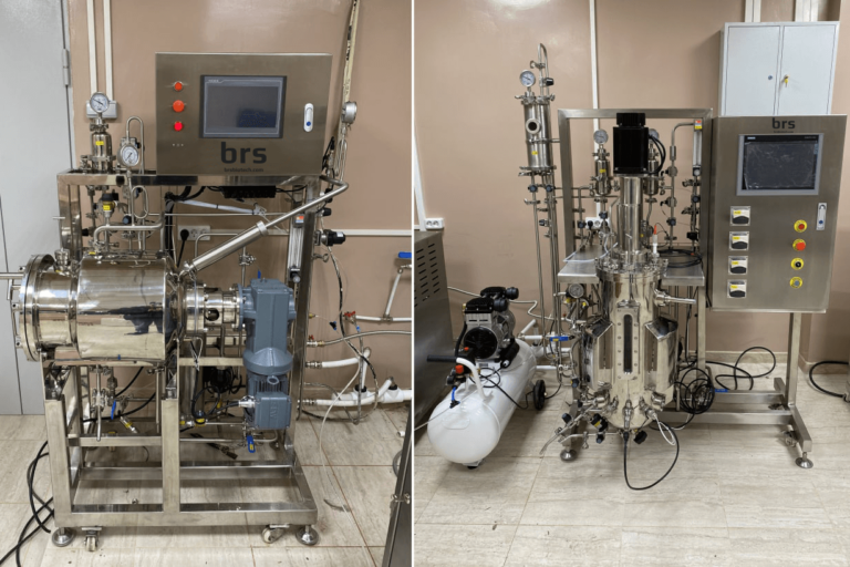 Solid state fermentation 20 liters bioreactor and standard 30 liters bioreactor