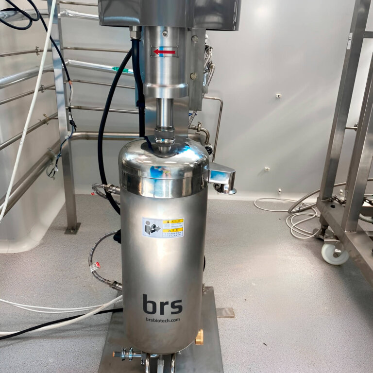 High-speed tubular centrifuge for pharma