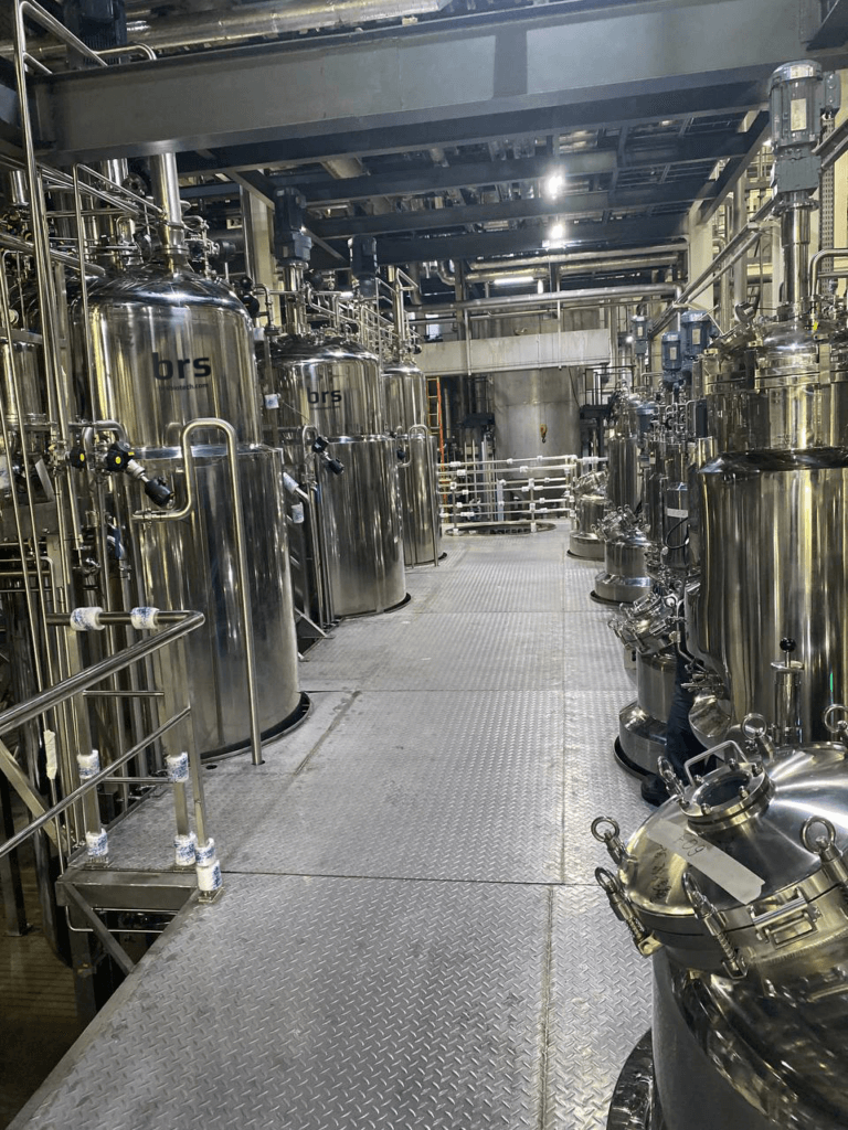 Linie für mikrobiologische Synthese