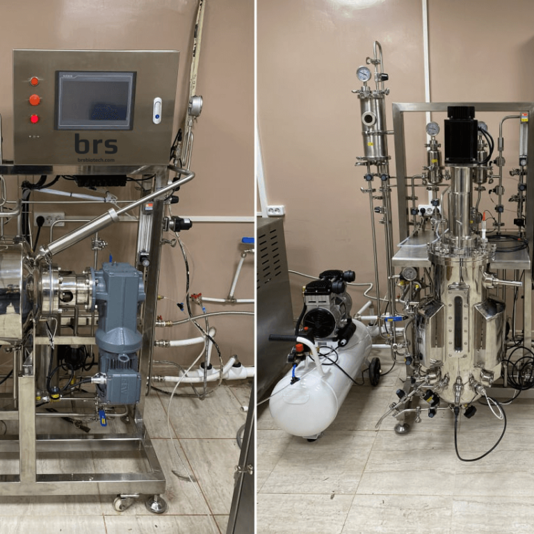 Solid state fermentation 20 liters bioreactor and standard 30 liters bioreactor