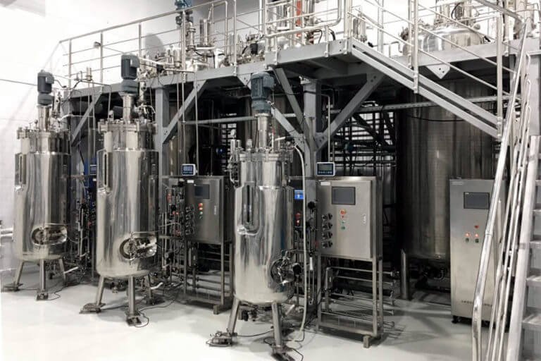 Line for obtaining plant protection products by microbiological synthesis