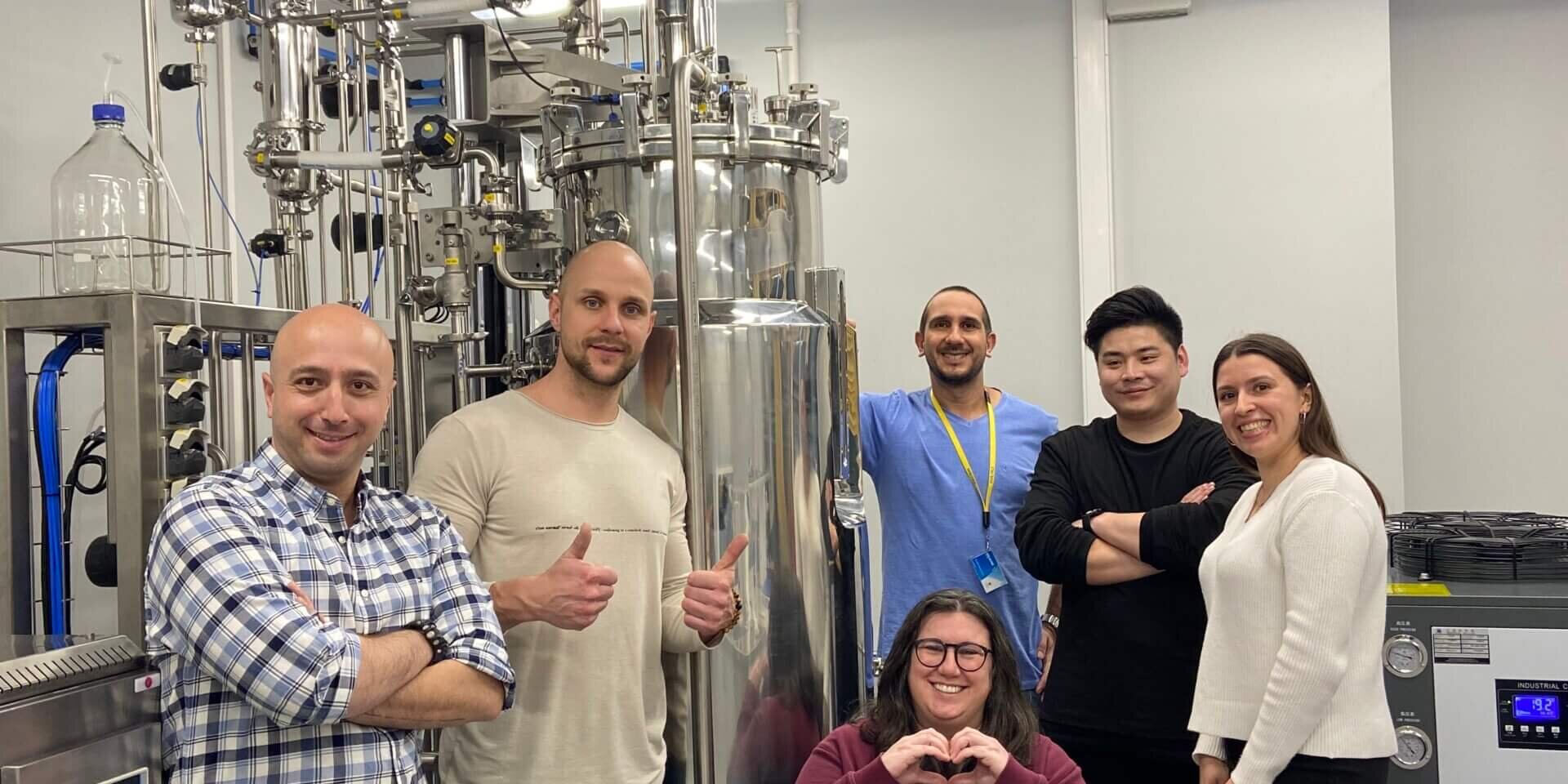 300L bioreactor with auxiliaty equipment